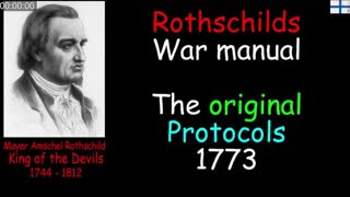 Rothschild's War Manual, The Original Protocols 1773, Feb 11, 2025