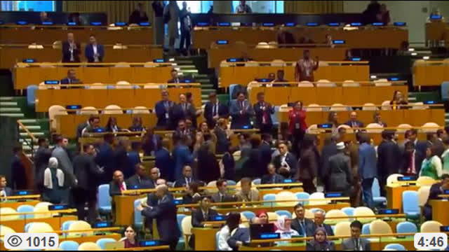 Huge UN Walkout of Benjamin Netanyahu, Sep 26, 2025