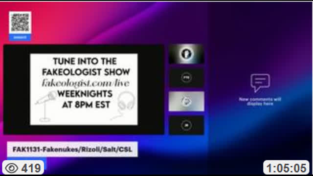 Tim, Fakeologist Show with Fakenukes Phil, Jim Rizoli, Salt, CSL, Sep 18, 2025