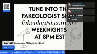 Tim Fakeologist with Jim Rizoli and Fakenukes Phil, May 21, 2025