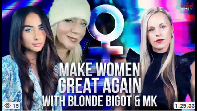 Lana Palmgren (RedIce) with Blond Bigot and MK - White Women Speak Out, Dec 23, 2025