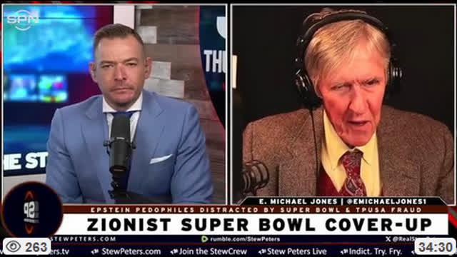 Stew Peters Show with EMJ (Zionist SuperBowl Coverup), Feb 13, 2026