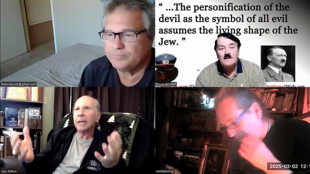 Fakenukes Phill with Robert the Bruce, Jim Rizoli, Markus, Mar 2, 2025, Sunday