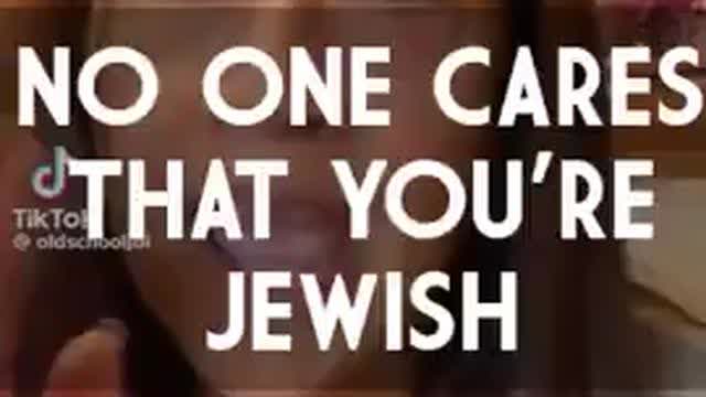Nobody Cares that You're Jewish! Dec 11, 2023
