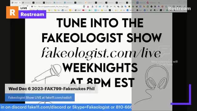 Phil and The Fakeologist Discussion 12-6-23