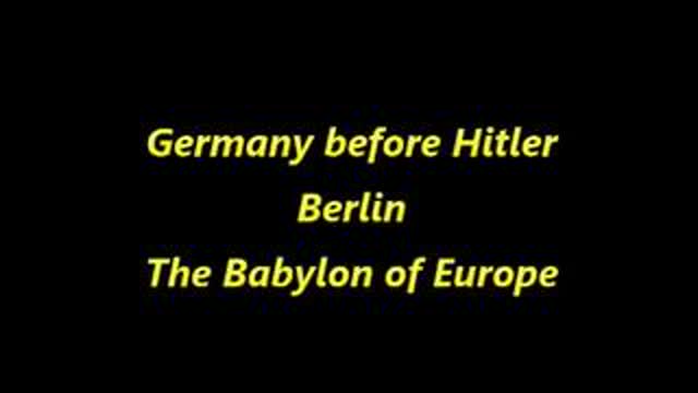 Germany Before Hitler, the Babylon of Europe ("R" Rating), Jun 29, 2025