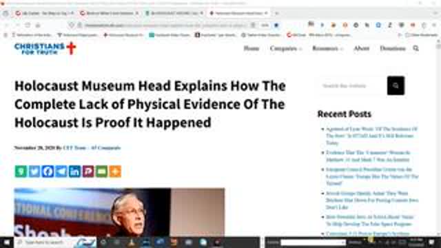 Complete Lack of Physical Evidence of the Holocaust THAT's the Proof it Happened!!! Jul 23, 2025