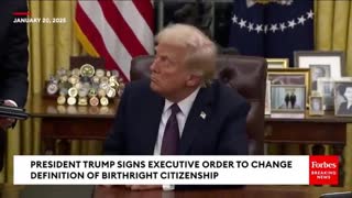 Trump, Birthright Citizenship Challenged, Jan 22, 2025