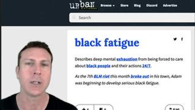 Blacks Have Black Fatigue Too, May 12, 2025