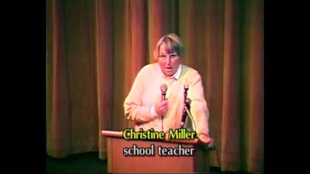 Christine Miller destroys Holocaust legend