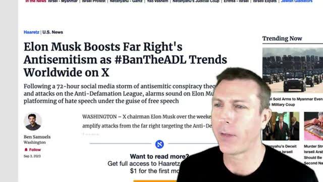 Mark Dice Rips Into ADL --- RISKY MOVE, but KUDOS, Sept 6, 2023
