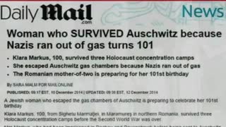 HOAX SURVIVOR'S CLAIM: "Nazi's" Ran Out Of Gas, Jan 4, 2024