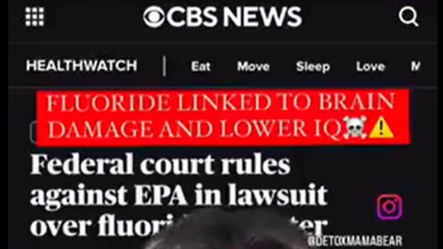 Fluoride is NOW Bad, Mar 12, 2025