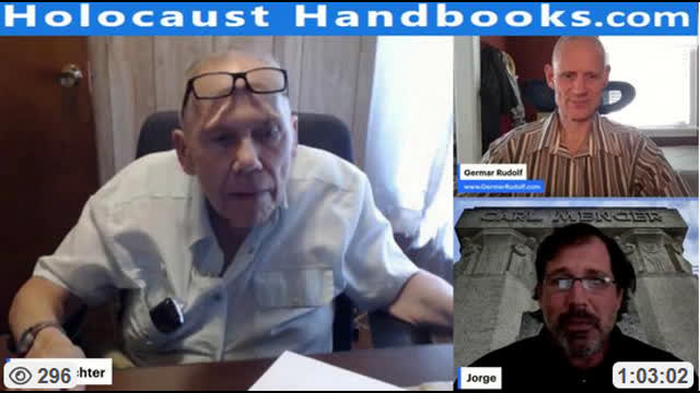 Fred Leuchter Interviewed by Jorge Besada and Germar Rudolf, Aug 27, 2025