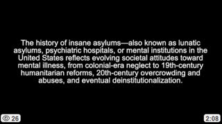 Insane Asylums, Nov 2, 2025