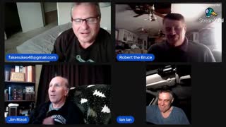 Fakenukes Phil with Robert the Bruce, Jim, Ian, Dec 22, 2024