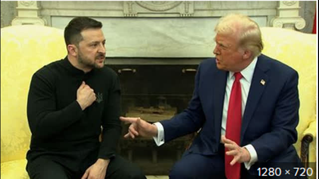 Trump/Vance - Zelensky (Ukraine) Parody, Mar 4, 2025