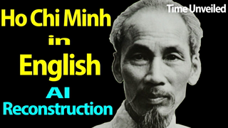 Ho Chi Minh in English AI Reconstruction