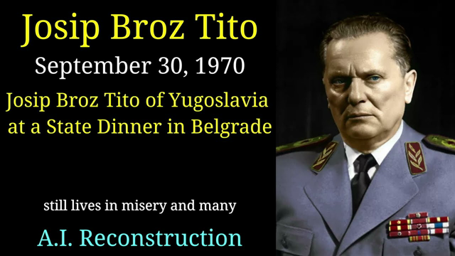 Josip Broz Tito In English  Toasts of the President - AI Reconstruction