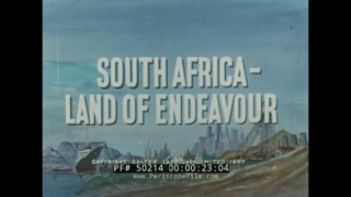 1959 SOUTH AFRICA TRAVELOGUE   LAND OF ENDEAVOR 50214