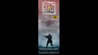Europa The Last Battle Banner - Oppdatert QR - Ep1 - Gull Swastika logo