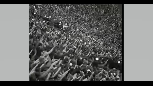The opening ceremony of 1936 Olympics