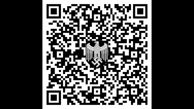 A last appeal to reason QR kode - Ørn og swastika