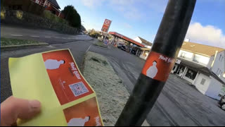 Stickers is allowed   in Norway