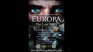 Europa the last battle poster updated - 2 qr codes golden swastika 