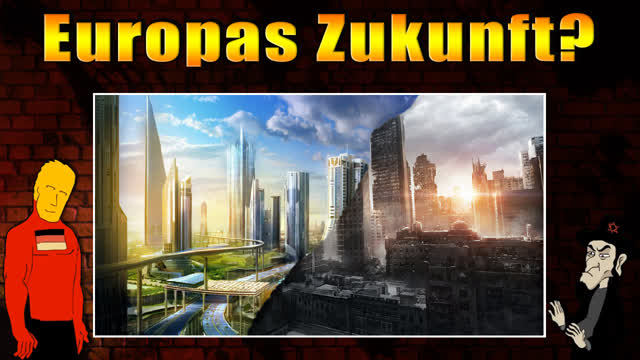 Europas Zukunft? The black mass #cartoon #jews #europa