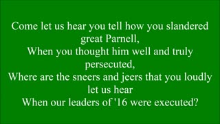 Come Out You Black And Tans with lyrics