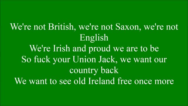 Go On Home British Soldiers with lyrics