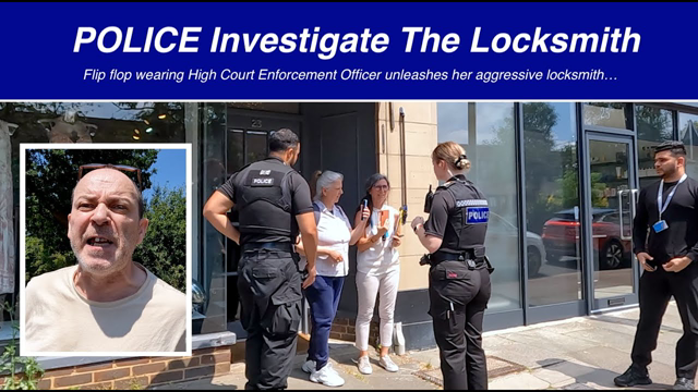 Flip Flop Wearing High Court Bailiff Brings Aggressive Locksmith To An Eviction!