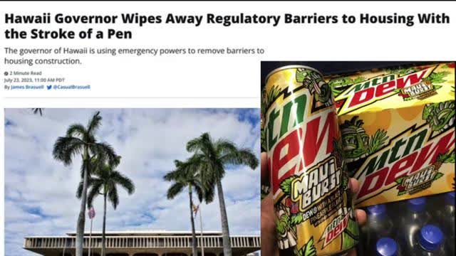 THEIR NARRATIVE IS CRUMBLING! MAUI MOUNTAIN D.E.W. AND THE CIRCLE OF FIRE!