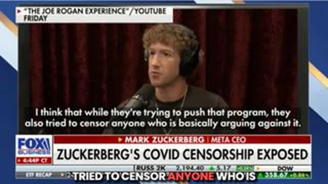 Zuckerberg Capitulates on Rogan: Meta Censored COVID-19 Vaccine Safety Concerns from Expert Doctors