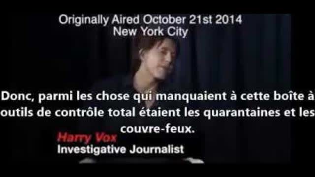 Entrevue d'Harry vox 21 octobre 2014 remplacÃ© Ebola par covid et le tour est jouÃ©