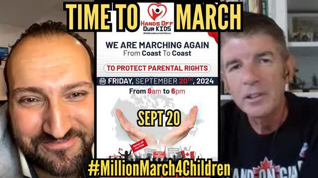 Canadians Coast coast March ! Interview with Kamel El-Cheikh on millionmarch4children