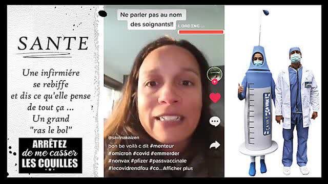 Une infirmiÃ¨re rÃ©pond au gouvernement