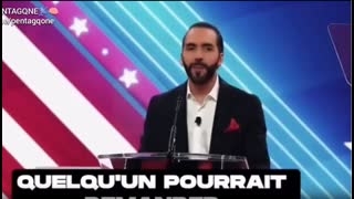 What the FED has for the money they printed ? Nayib Bukele, President of Salvador CPAC 2023 (vostfr)