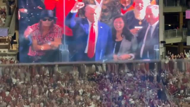 Tuscaloosa Trump support: Game Alabama VS Georgia state