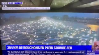 18heures... 494 Kms de bouchon de ceux qui rentrent de WE