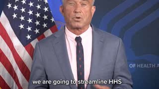 RFK jr announcement 20K HHS employees will be cut, and divisions are being shrunk to half