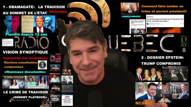 LE WEBJOURNAL DE RADIO-QUÉBEC (27/07/2025) : Irréversible Obamagate (Complet)