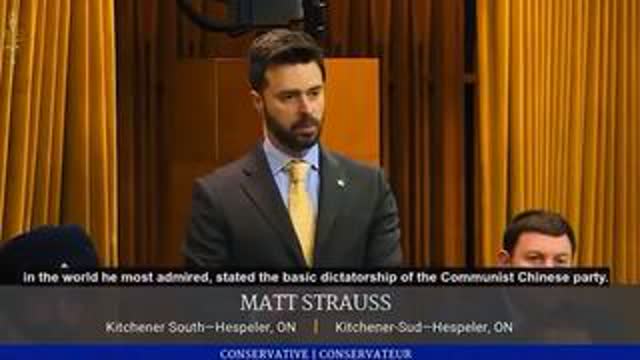 Conservative MP Dr. Matthew Strauss doesn’t hold back on exposing communism in Canada