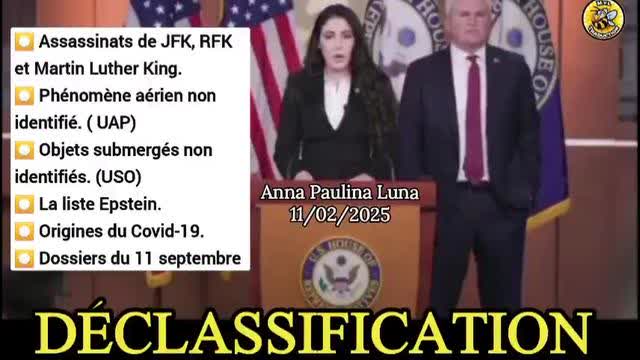 Anna Paulina DECLASSIFICATION : JFK, RFK, M Luther King, Epstein List, C19 Origin, 9/11 (vostfr)