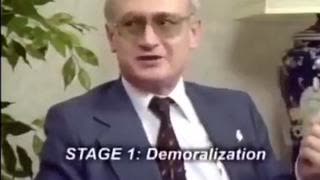 KGB defector Yuri Bezmenov's warning (1984) Demoralization - Destabilization - Crisis -Normalization