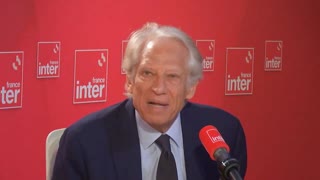 Dominique de Villepin sur franceinter Analyse la situation d'Israël sur la scène l'international