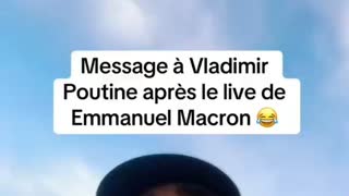 Message à Poutine : Les déclarations dans les Lives de Micron n'engage que lui pas les français