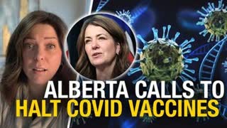 Alberta calls to hald covid vaccines
