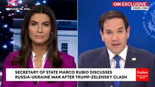 CNN - Marco Rubio discusses Russia-Ukraine war after Trump-Zelensky CLASH